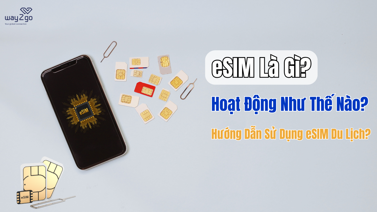 eSIM Là Gì? Hoạt Động Như Thế Nào? Hướng Dẫn Sử Dụng eSIM Du Lịch?