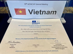 Cửu Đỉnh của Việt Nam - di sản tư liệu của Chương trình Ký ức Thế giới
