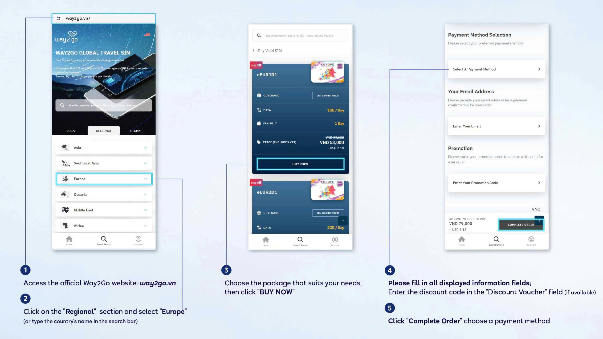Where to buy a Malaysia travel SIM? Step-by-step guide with Way2go