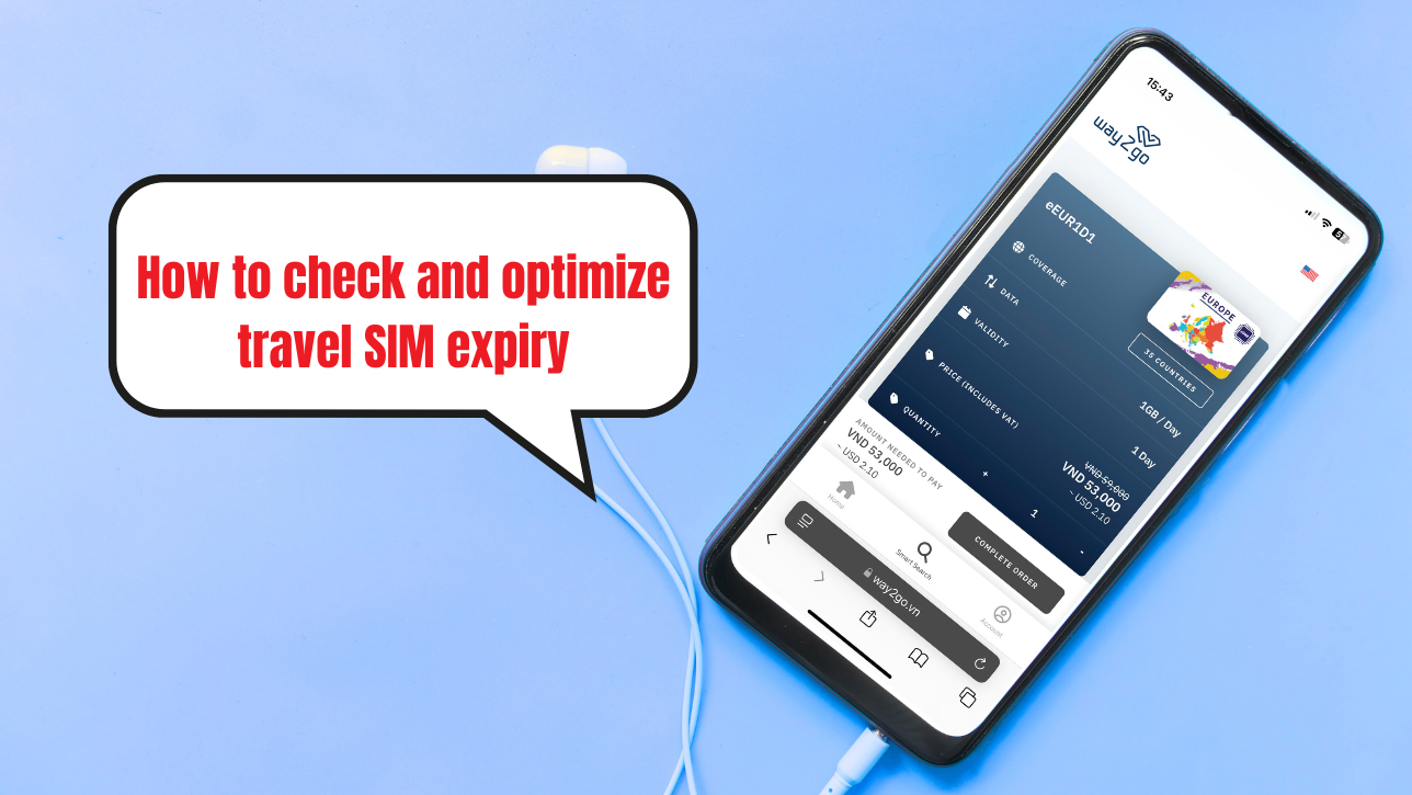 How to check and optimize travel SIM expiry