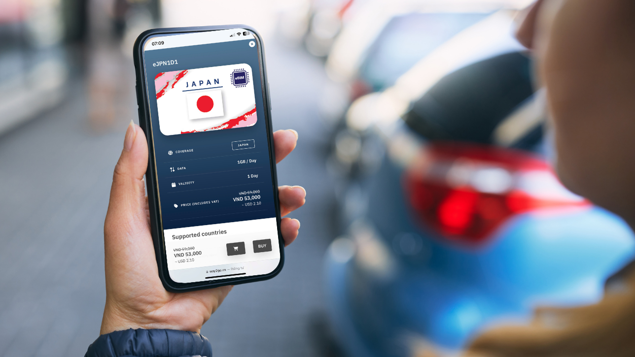 Các gói SIM Nhật Bản ưa chuộng tại Way2go 